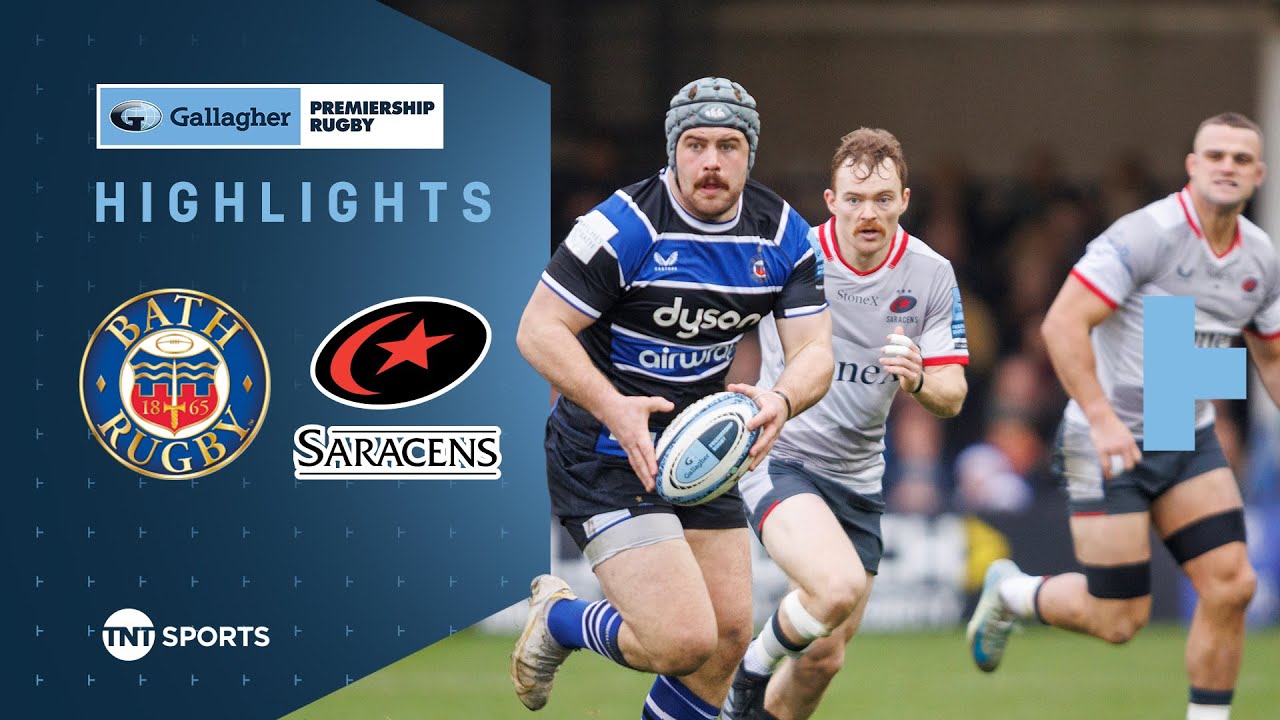 RECORD WIN! 🤯 | Bath vs Saracens | Gallagher Premiership Rugby Highlights