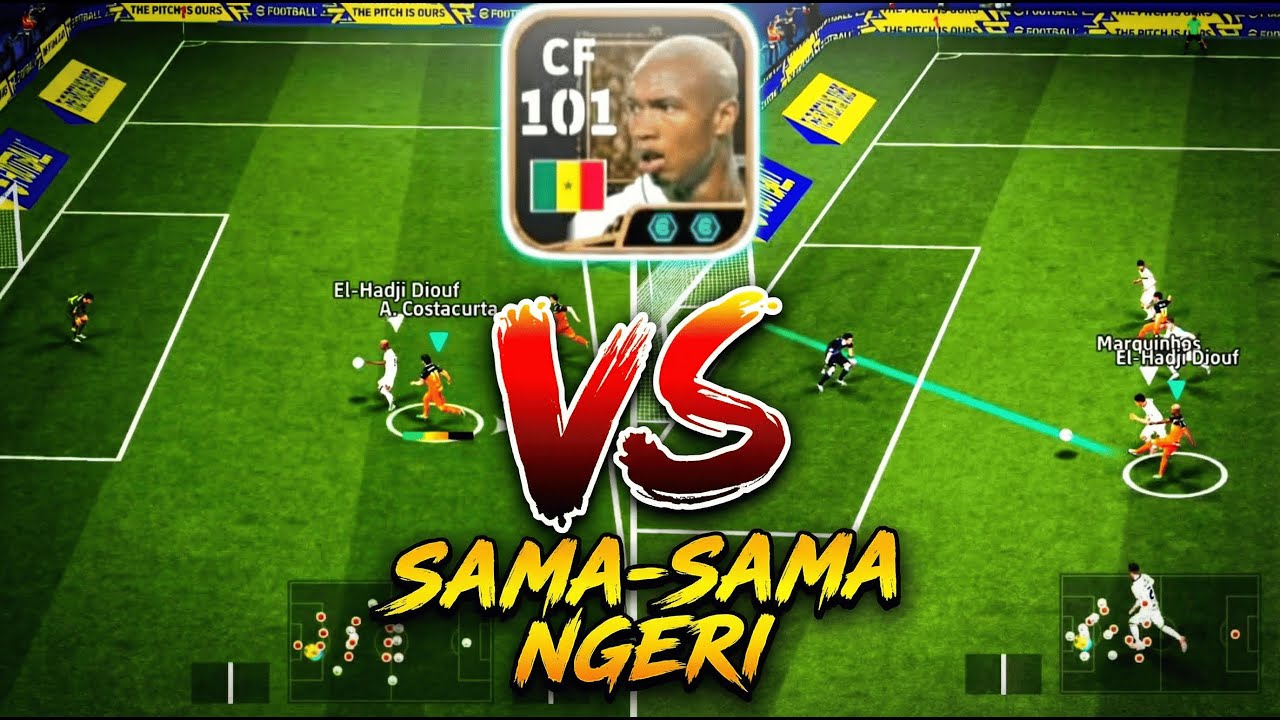 Adu Mekanik! El Hadji Diouf eFootball vs El Hadji Diouf (Siapa Paling Gacor?) eFootball 2026 Mobile