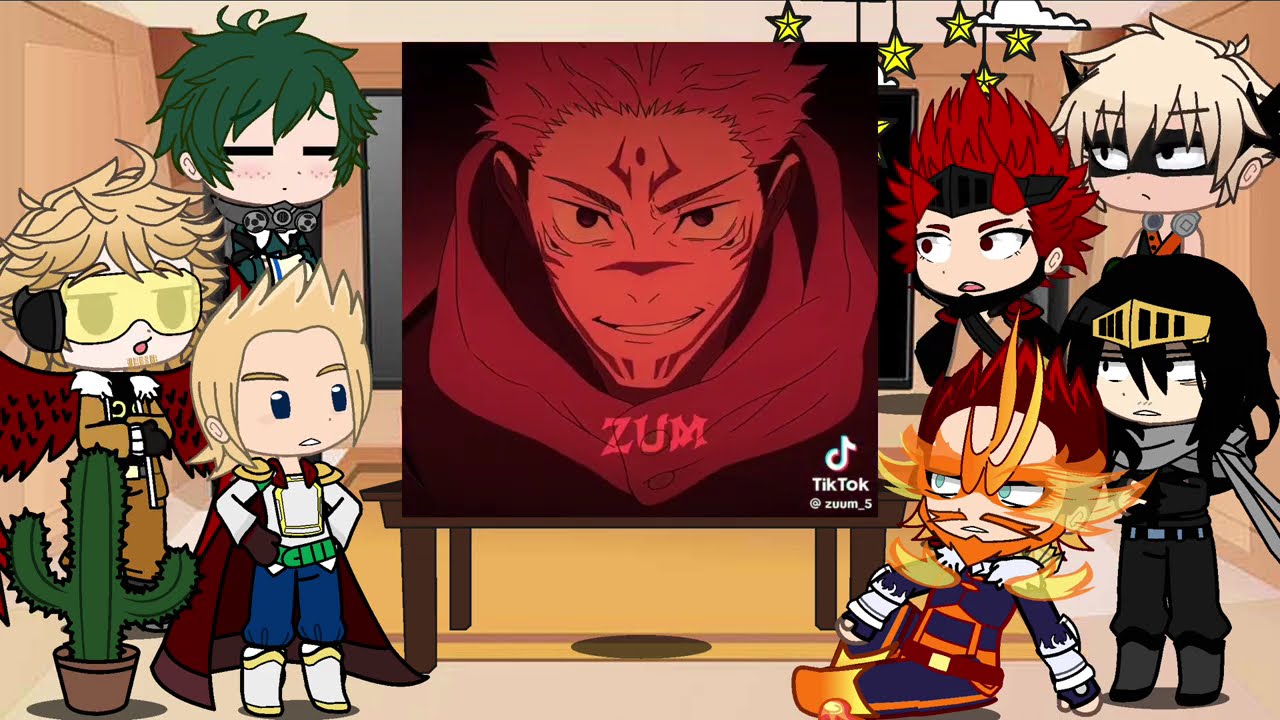 𝙋𝙧𝙤 𝙝𝙚𝙧𝙤𝙚𝙨 𝙧𝙚𝙖𝙘𝙩 𝙩𝙤 Sukuna | gojo satoru | jujutsu kaisen | MHA BNHA | deku | Gacha life