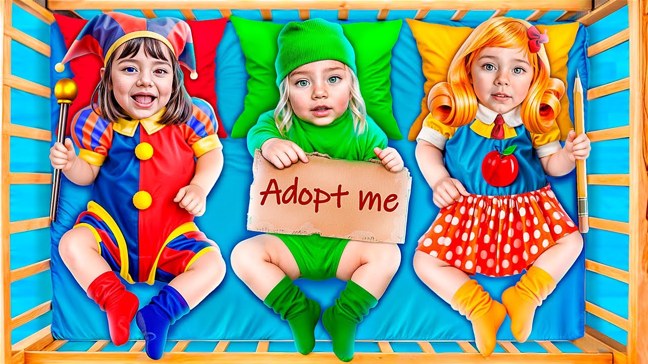 Меня удочерили Pomni и Miss Delight! Как стать Мисс Делайт! Poppy Playtime в реальной жизни