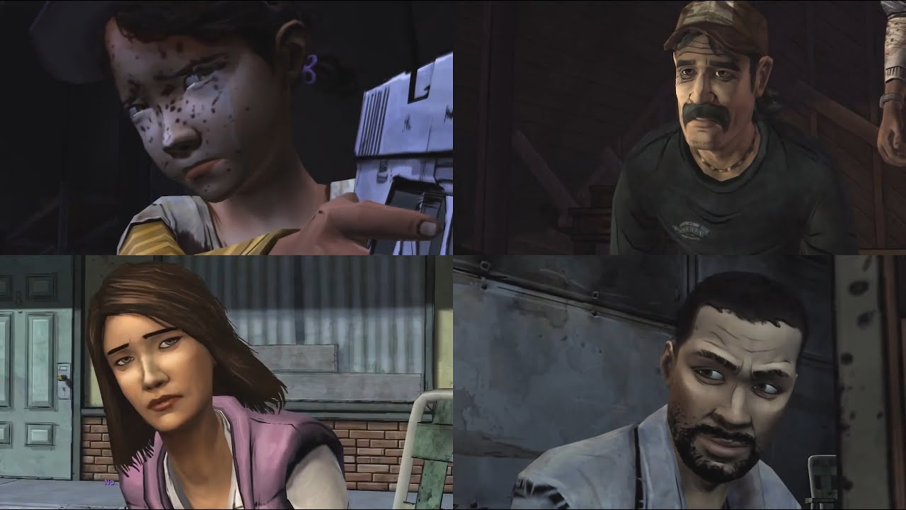 Two Best Friends Play The Walking Dead Season 1 Compilation