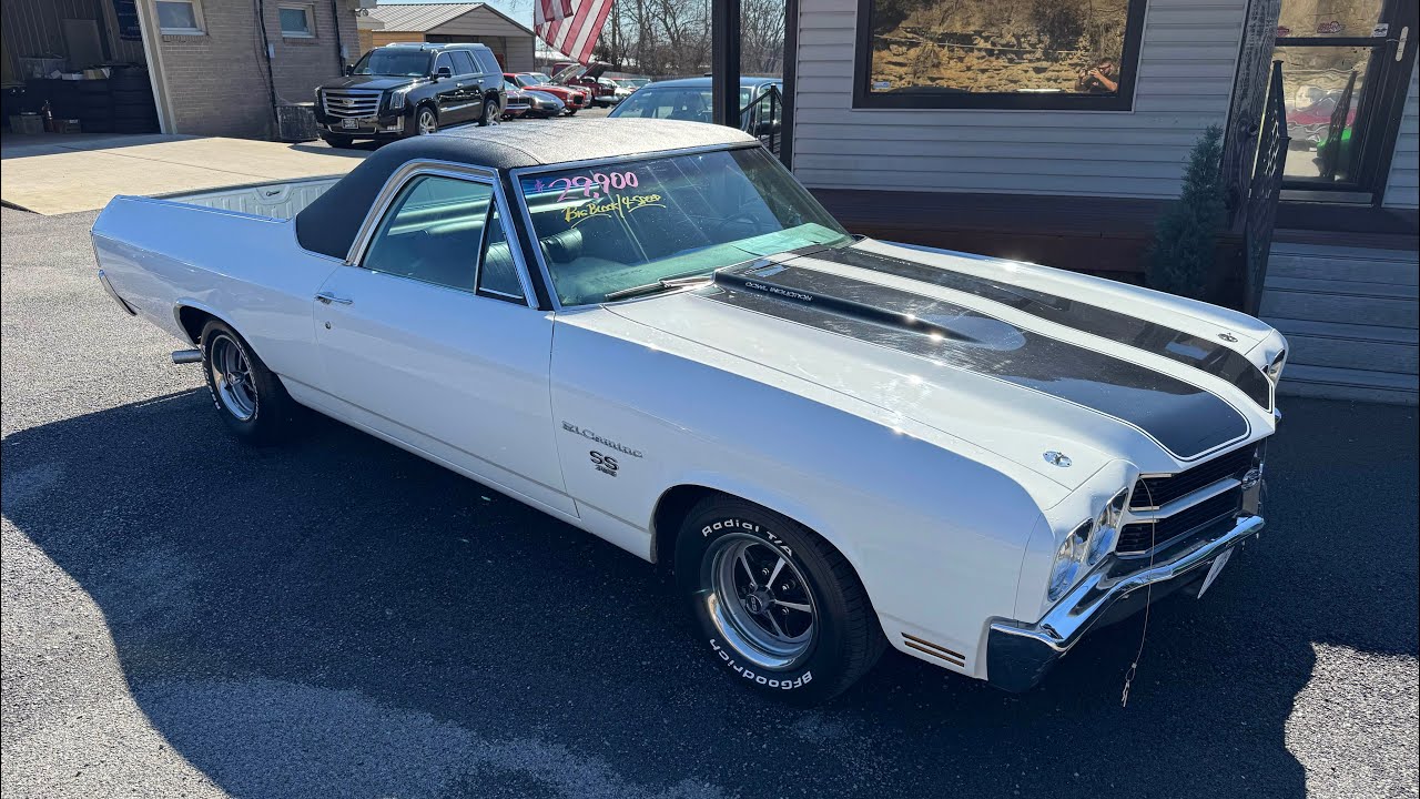 ElCamino Test Drive 1970 Chevy Big Block 396 4 Speed MAPLE MOTORS SOLD FAST $29,900 #3409-1