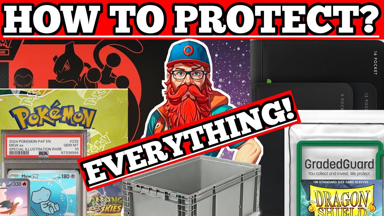 MUST WATCH! HOW TO PROTECT & STORE ALL POKEMON CARDS & SEALED PRODUCTS!