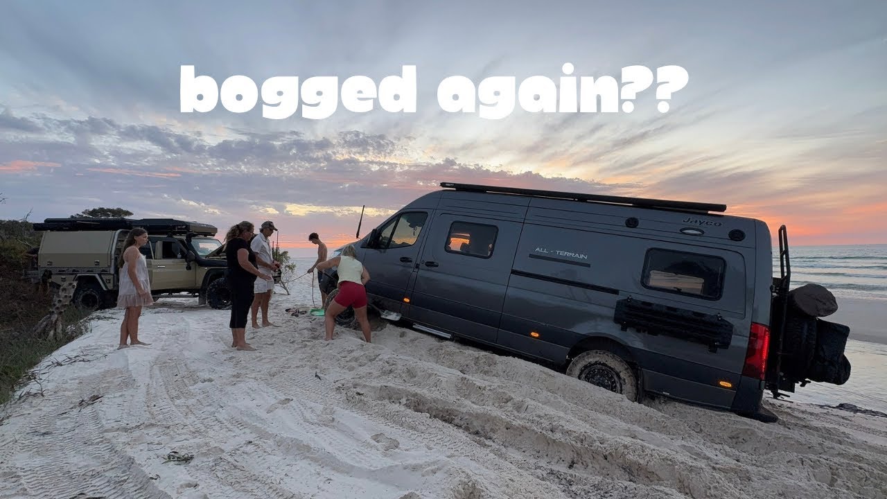 WE TOOK OUR MERCEDES SPRINTER 4x4 TO EXPLORE THE WEST FRASER ISLAND 