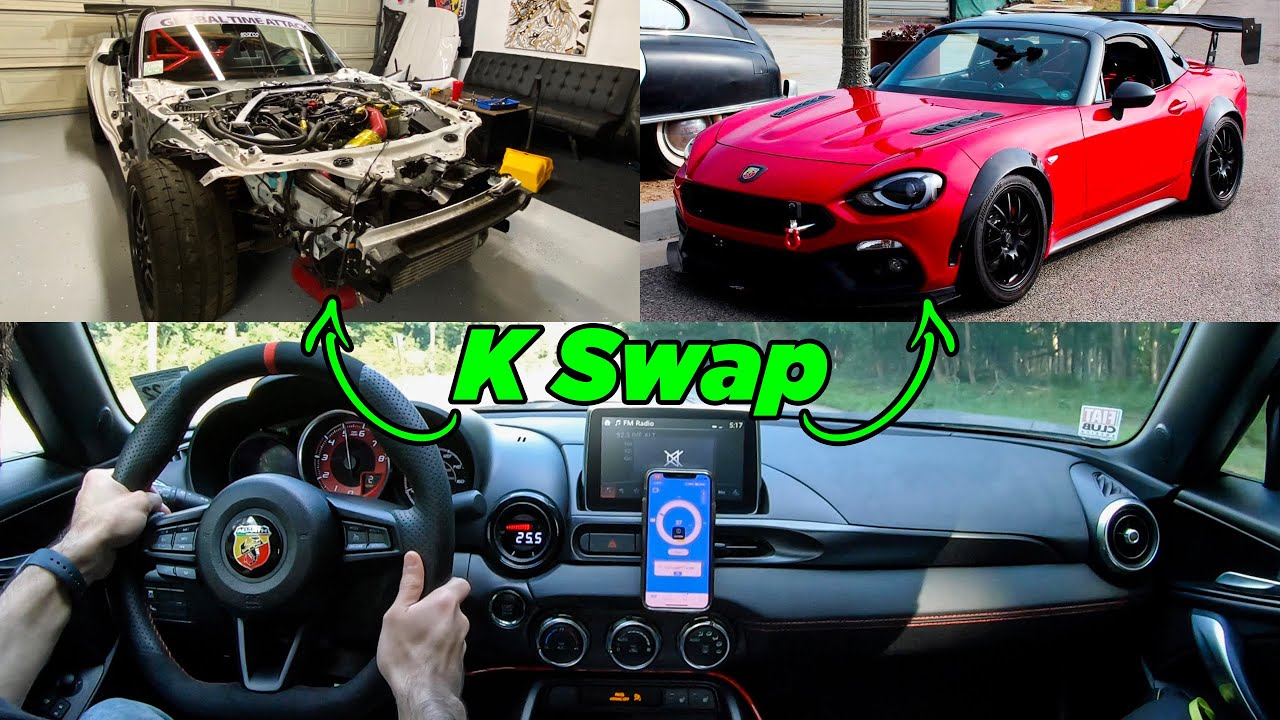 K Swap Update for Fiat 124 Spider & NC Miata