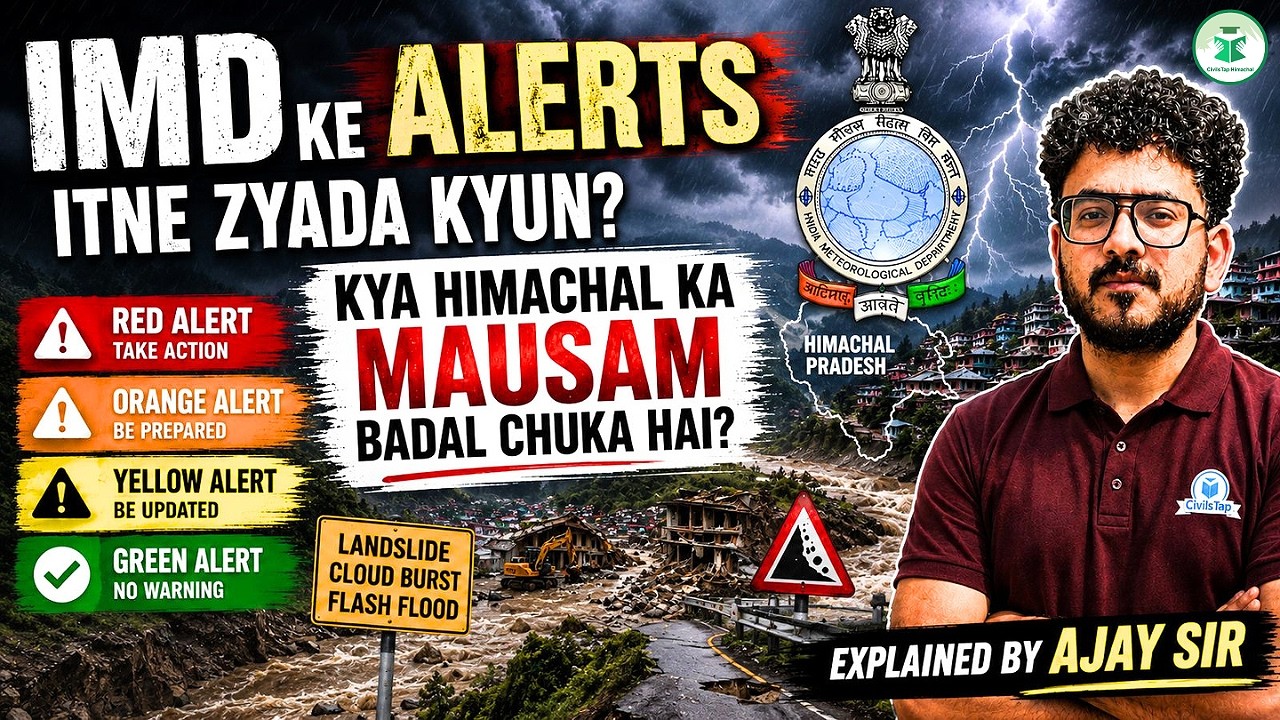 IMD Ke Alerts Itne Zyada Kyun? Kya Himachal Ka Mausam Badal Chuka Hai? Explained by Ajay Sir