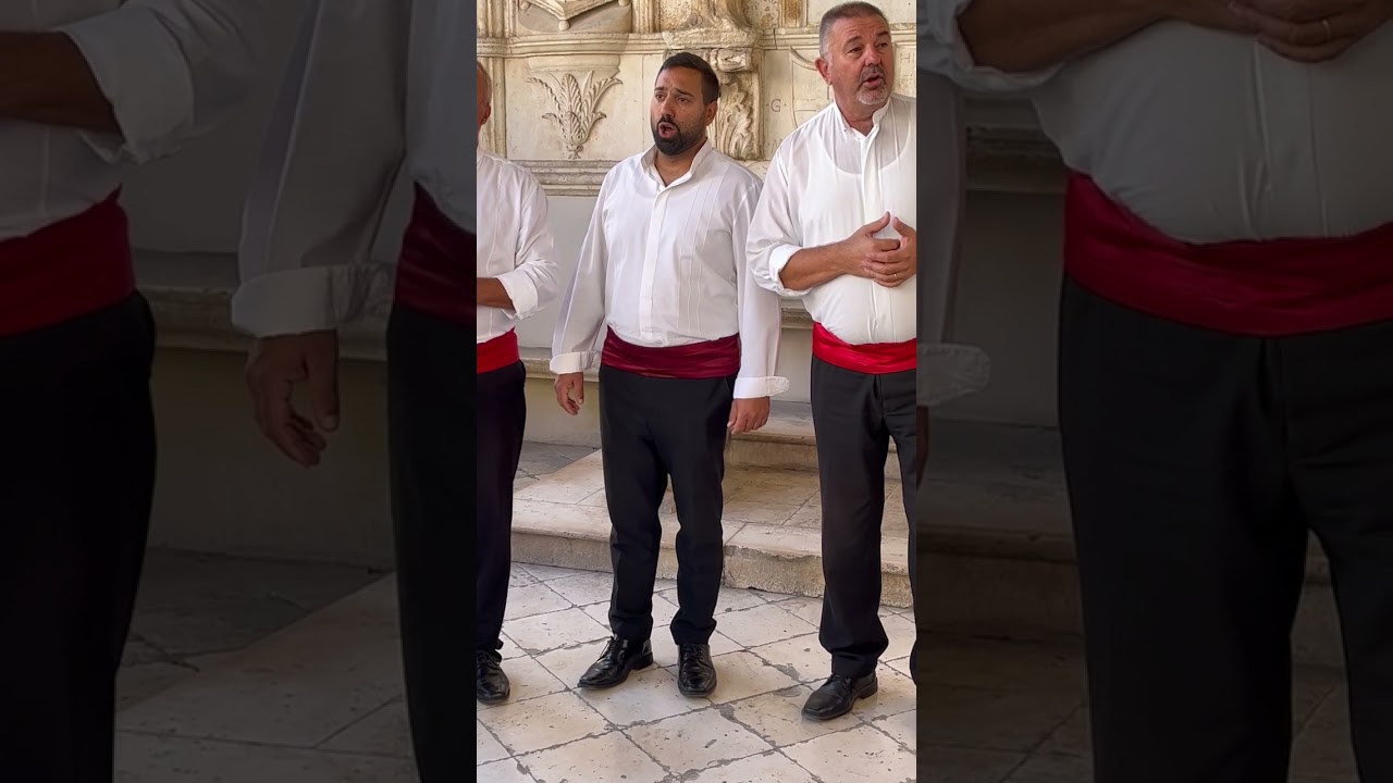 koorzang in Trogir