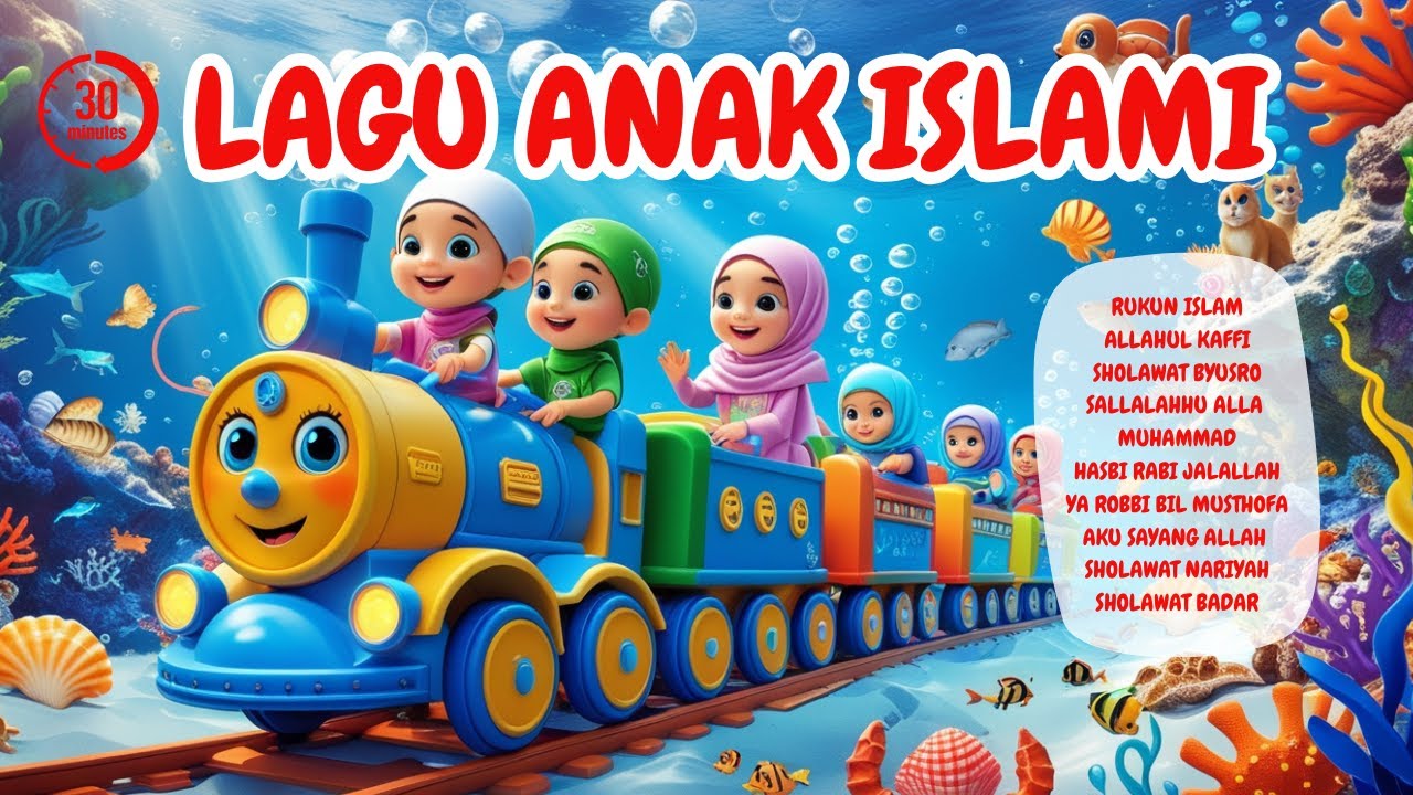 Kumpulan lagu anak islami Allahul Kaffi, Hasbi Rabbi, Sholawat Jibril, dan Sholawat Anak Lainnya