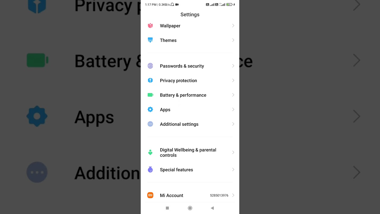 Redmi note 8 notification led light settings