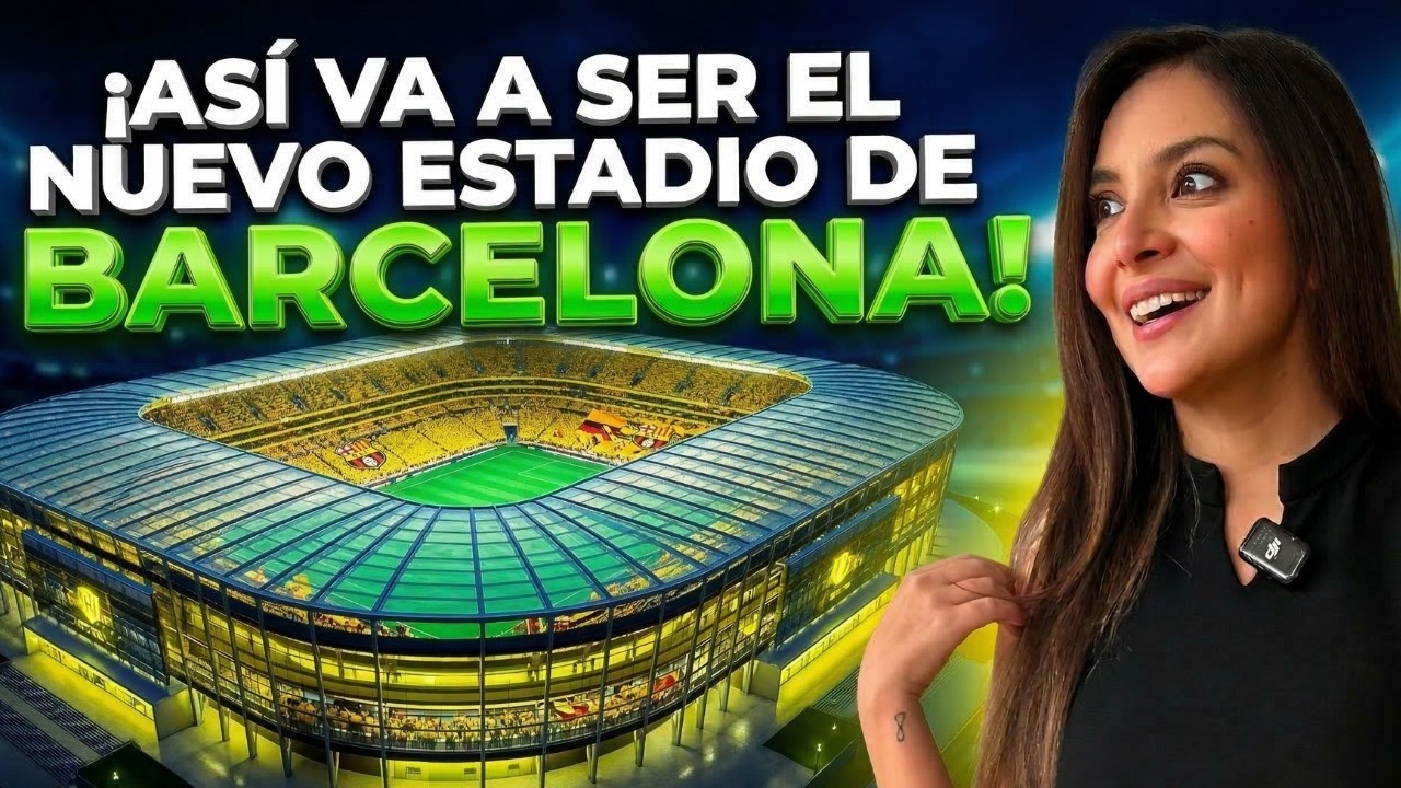 ASÍ VA A SER EL NUEVO ESTADIO DE BARCELONA 🏟️✨ | ¡EL NUEVO MONUMENTAL! 80 MIL PERSONAS Y TECHO TOTAL