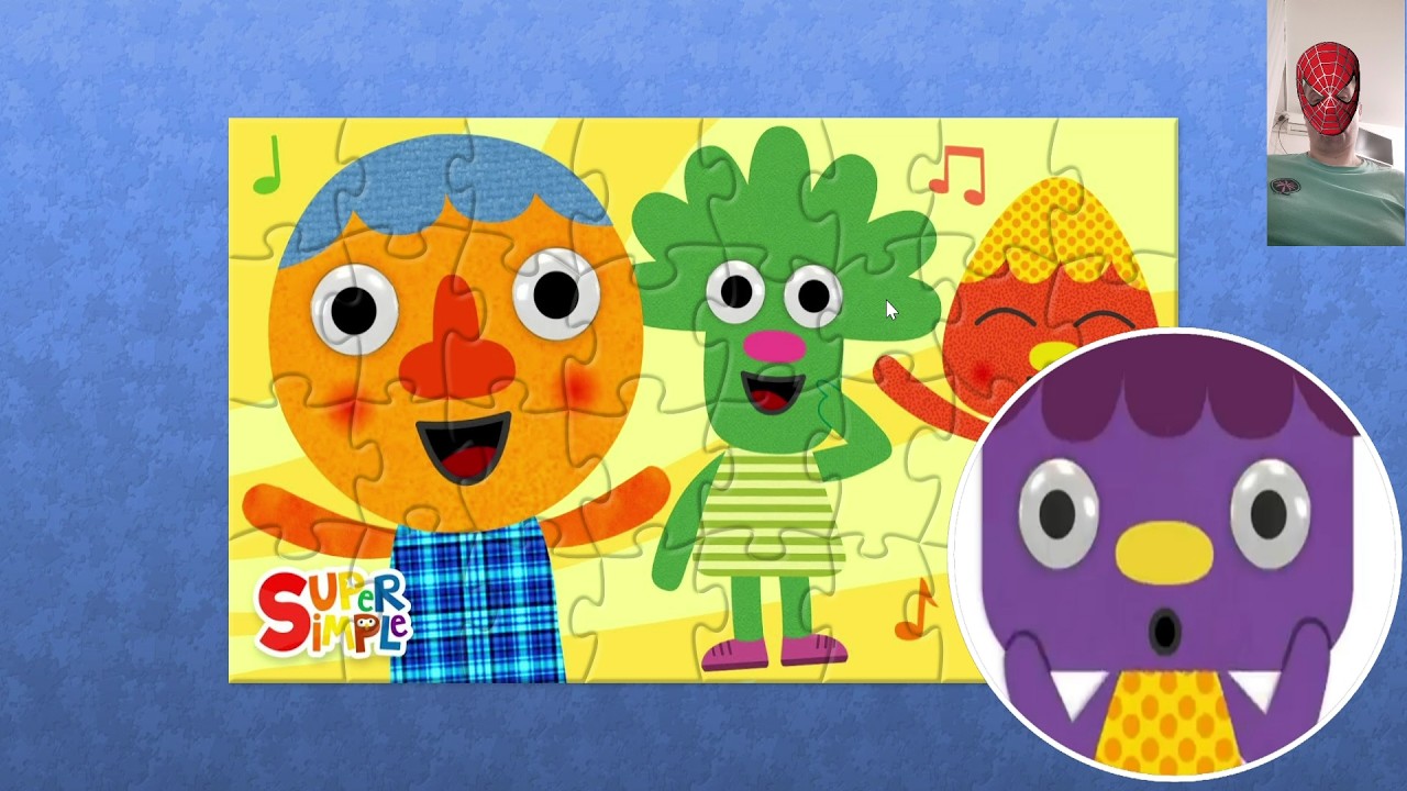 This Is A Happy Face Noodle & Pals Super Simple Songs Puzzle Gamer