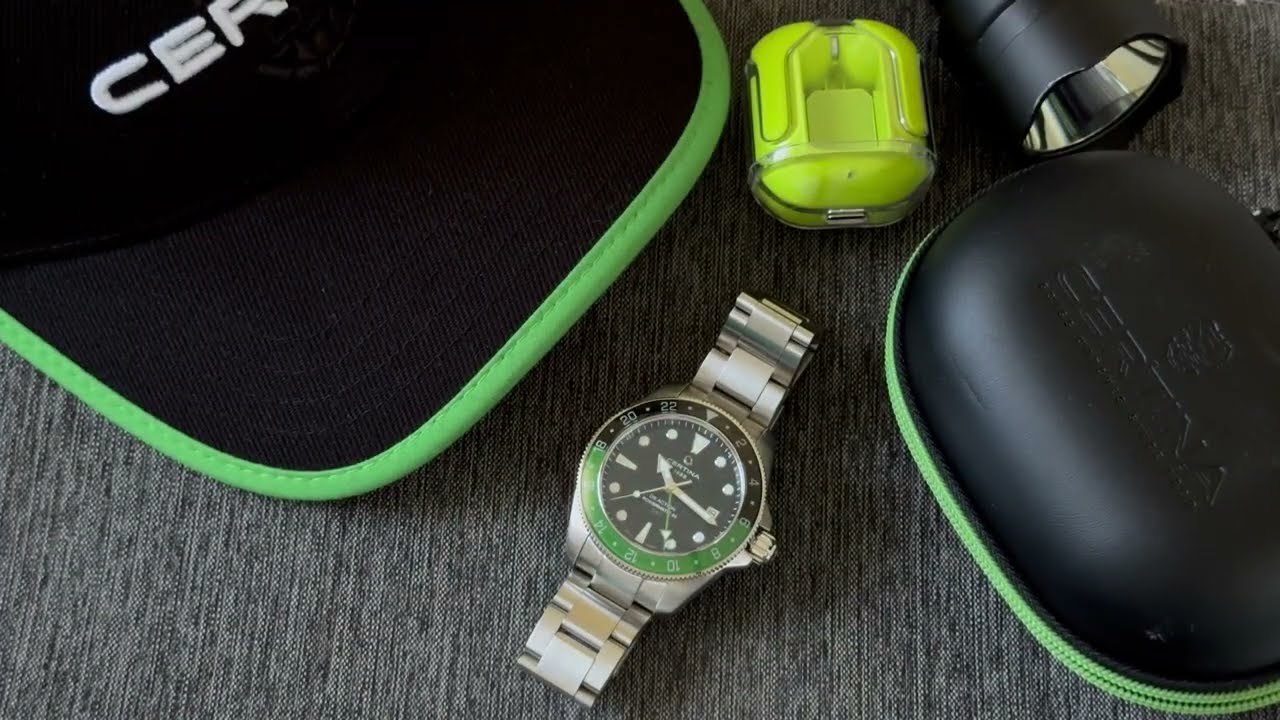 Certina DS Action GMT Powermatic 80. Uniwersalny rozmiar, szafirowa luneta i funkcja 