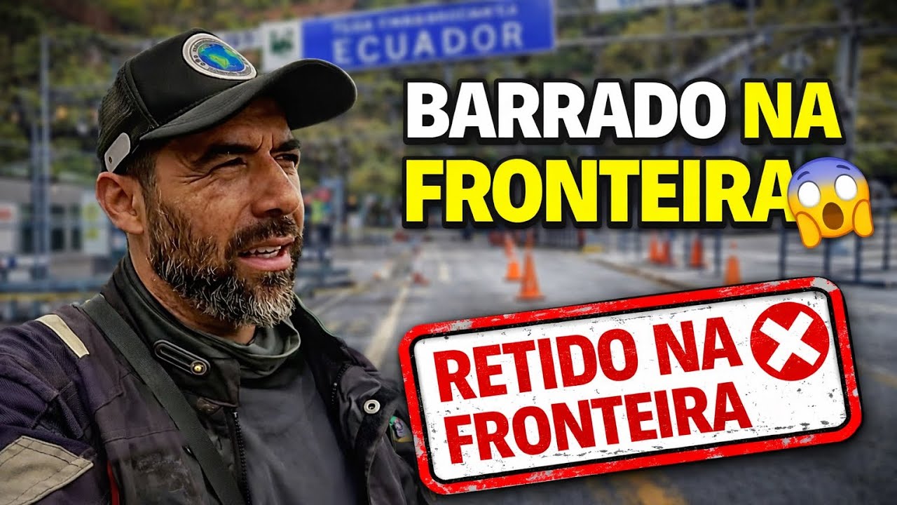 Meiavoltaaomundo 082- Fui BARRADO na FRONTEIRA do PERU-EQUADOR, quase perdi minha moto