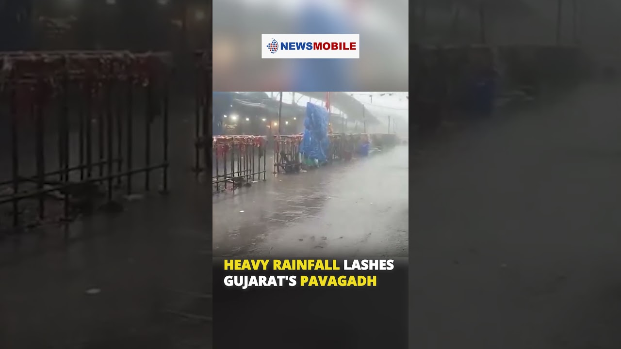 Heavy Rainfall Lashes Gujarat's Pavagadh