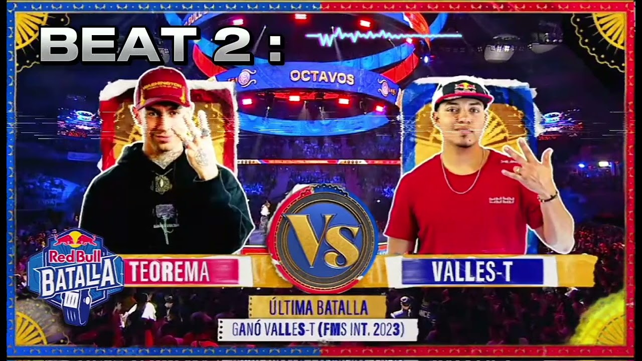 TEOREMA VS VALLES T | BEAT 2 : TENNESE DE DJ SONICKO | RED BULL INTERNACIONAL 2024 OCTAVOS