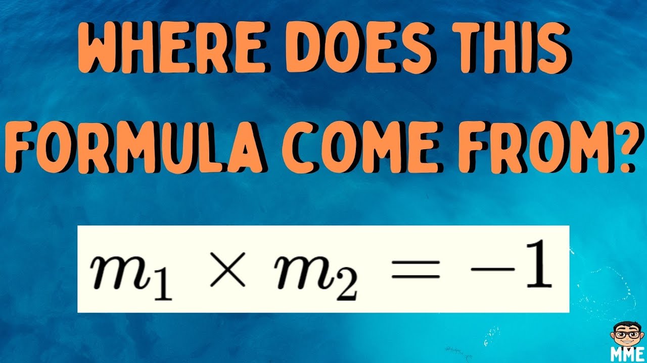 Why Do The Gradients Of Two Perpendicular Lines Multiply To -1?