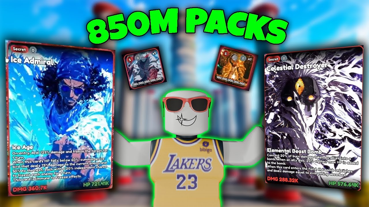 *850M PACKS* My BIGGEST OPENING EVER | Anime Card Clash 5.0 Update | (Codes)
