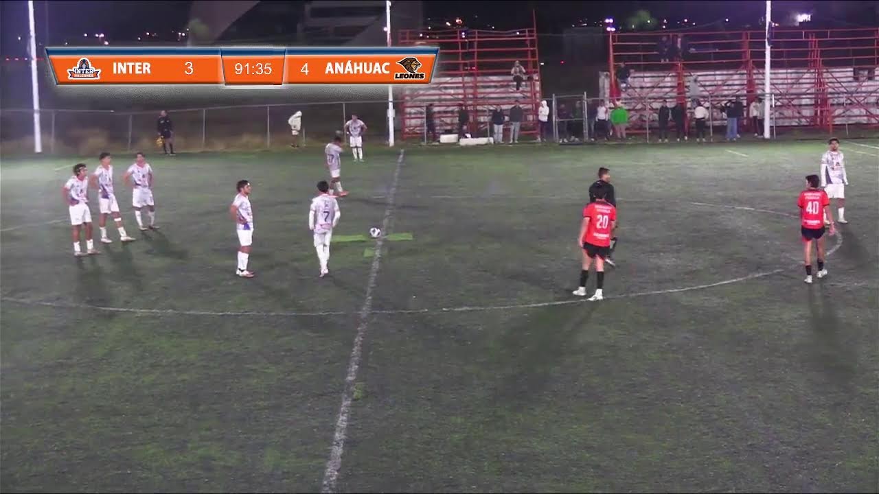 INTER vs AN&Aacute;HUAC - Soccer Varonil