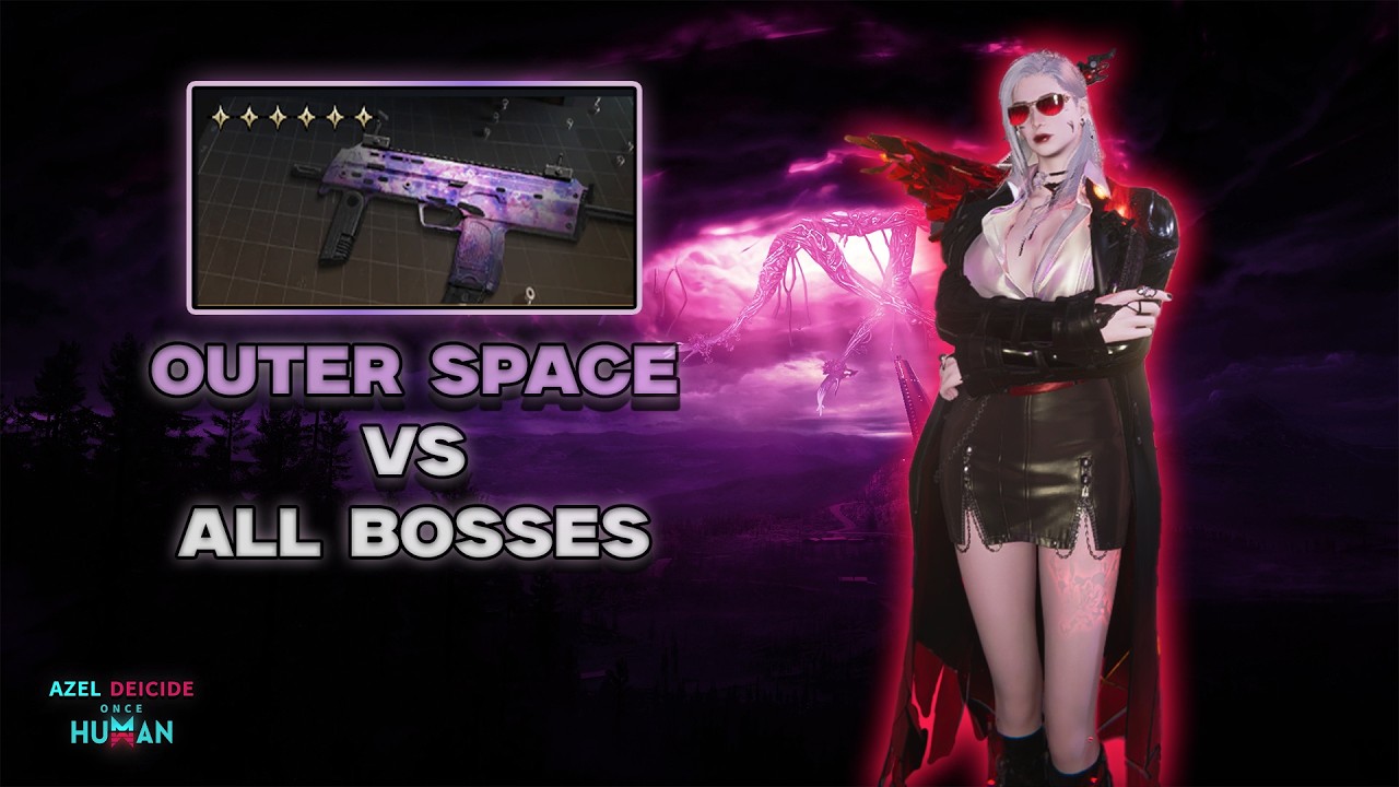 Outer Space vs All Bosses In ONCE HUMAN! Best Power Surge PvE SMG Build