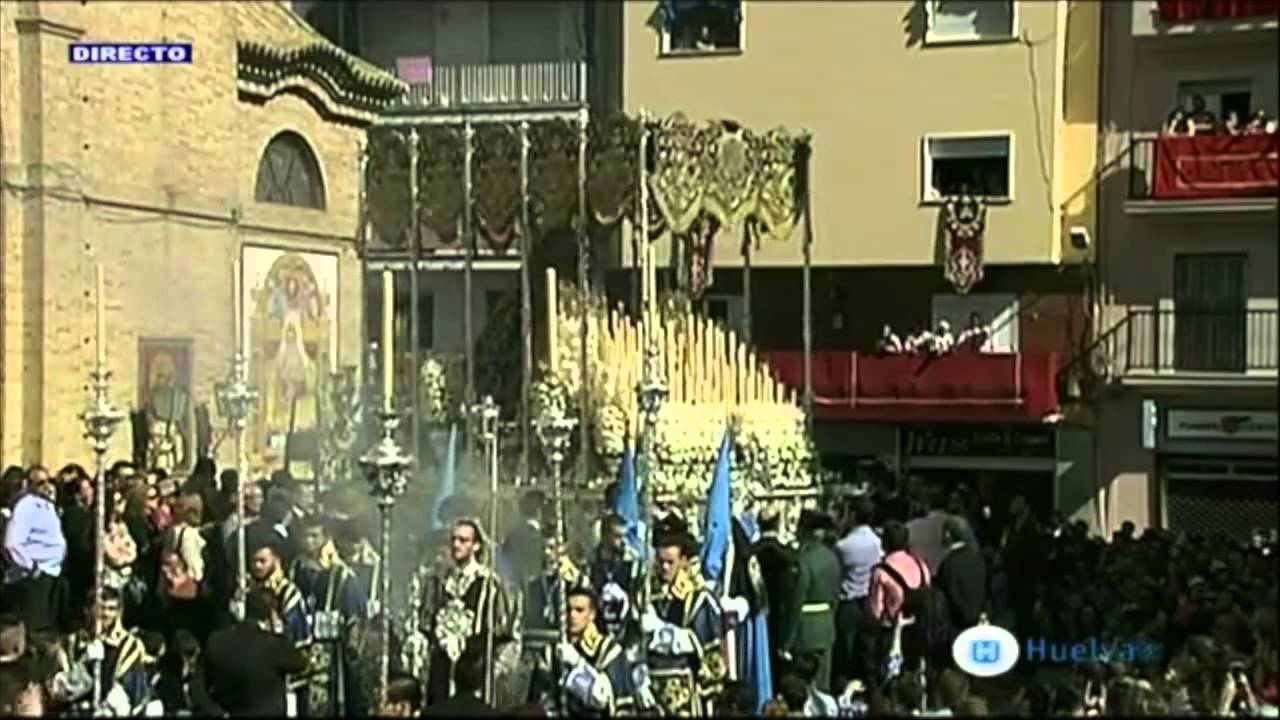 Salida de la Virgen de la Victoria, Reina del Polvorín y de Huelva. (HuelvaTV) 2015