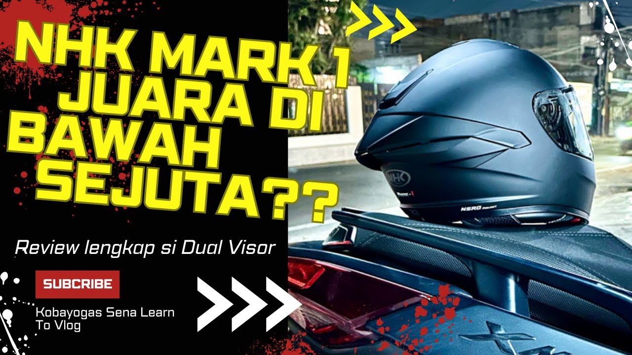 LENGKAP! Review NHK MARK 1 Dual Visor DNA MotoGP.. Plus Minus..!!!