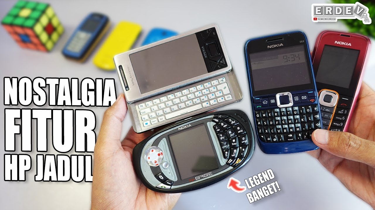 FITUR BAWAAN HP JADUL YANG BIKIN NOSTALGIA KARNA UDAH JARANG ADA DI HP TERBARU! - Nokia, Sony, BB