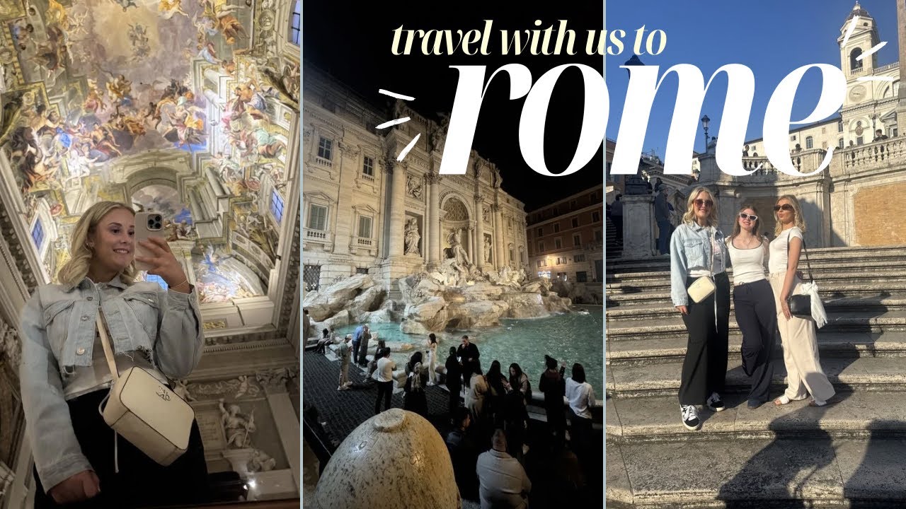 COME WITH US TO ROME! | GOING TO THE TREVI FOUNTAIN | TRYING MCDONALDS IN ITALY!