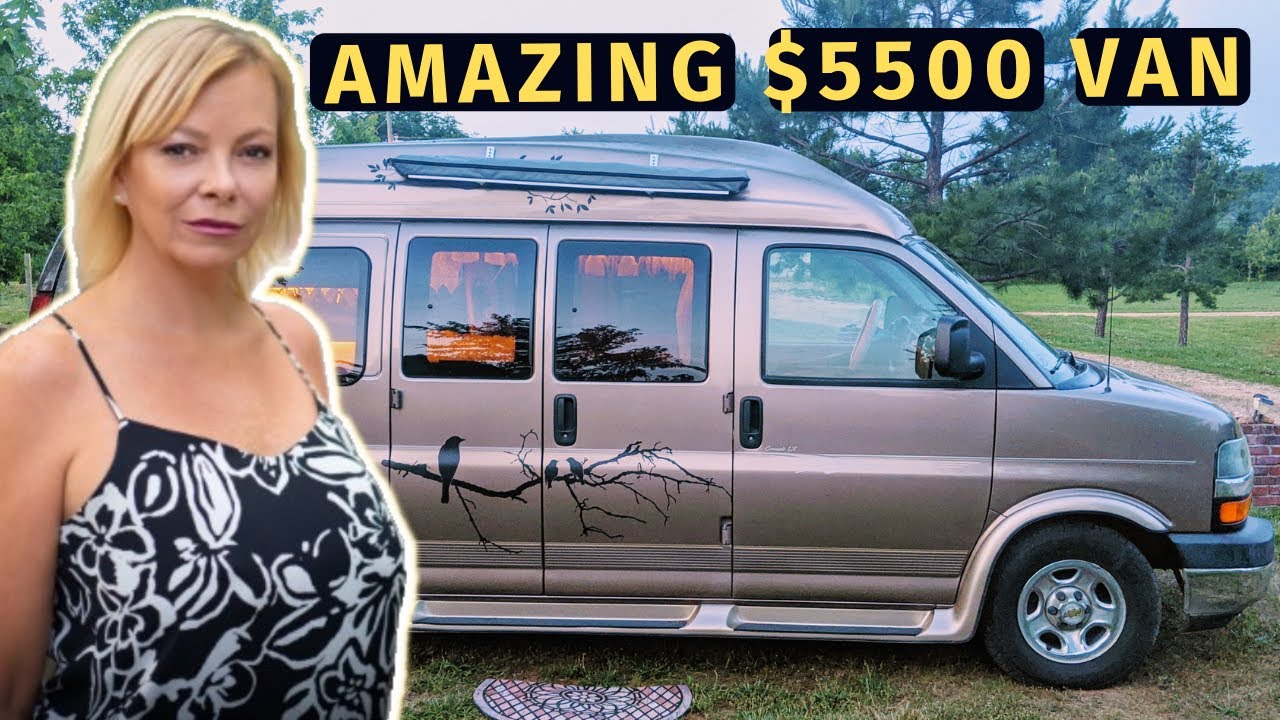 VAN TOUR 🚙 Solo Female Living in a Van Conversion 🚙 Amazing TINY HOUSE on Wheels