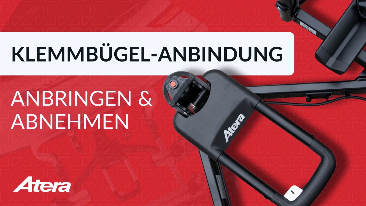 Atera Klemmbügel-Anbindung: Anbringen & Abnehmen - Anleitung zur Montage auf der Anhängerkupplung