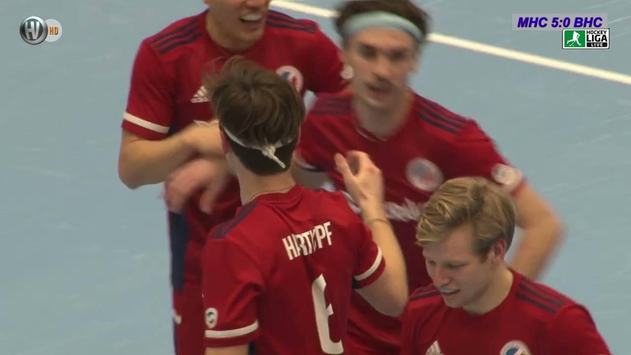 Finale Herren Volvo E.R.B.Final4 Hallenhockey Mannheimer HC vs. Berliner HC 9:3 30.01.22 Highlights