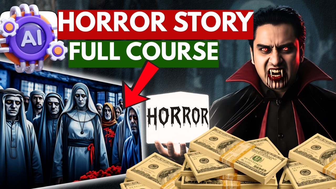 🔥World's BEST AI Horror Story Course (Hindi) $1000 Online Class 100% FREE!!! AI Horror Story Video