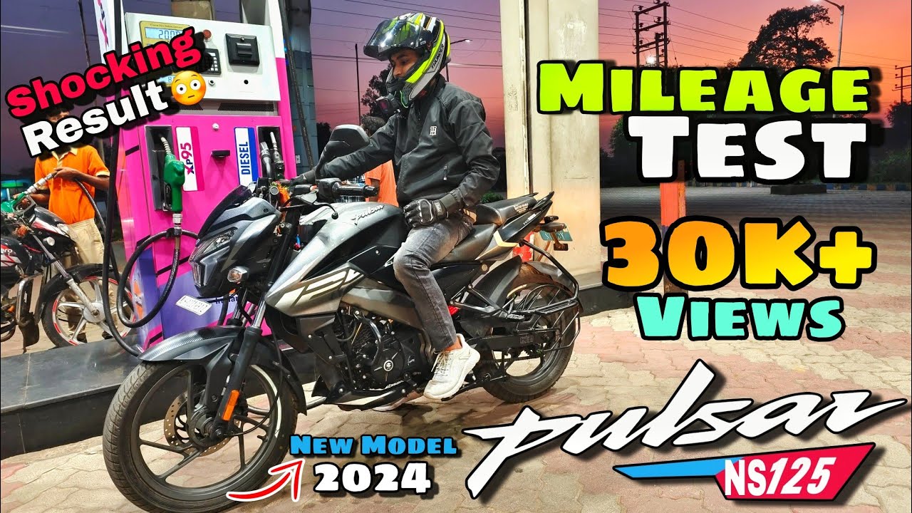 2025 Bajaj Pulsar NS125 Mileage Test | Pulsar NS125 New Model 2025 Mileage Test