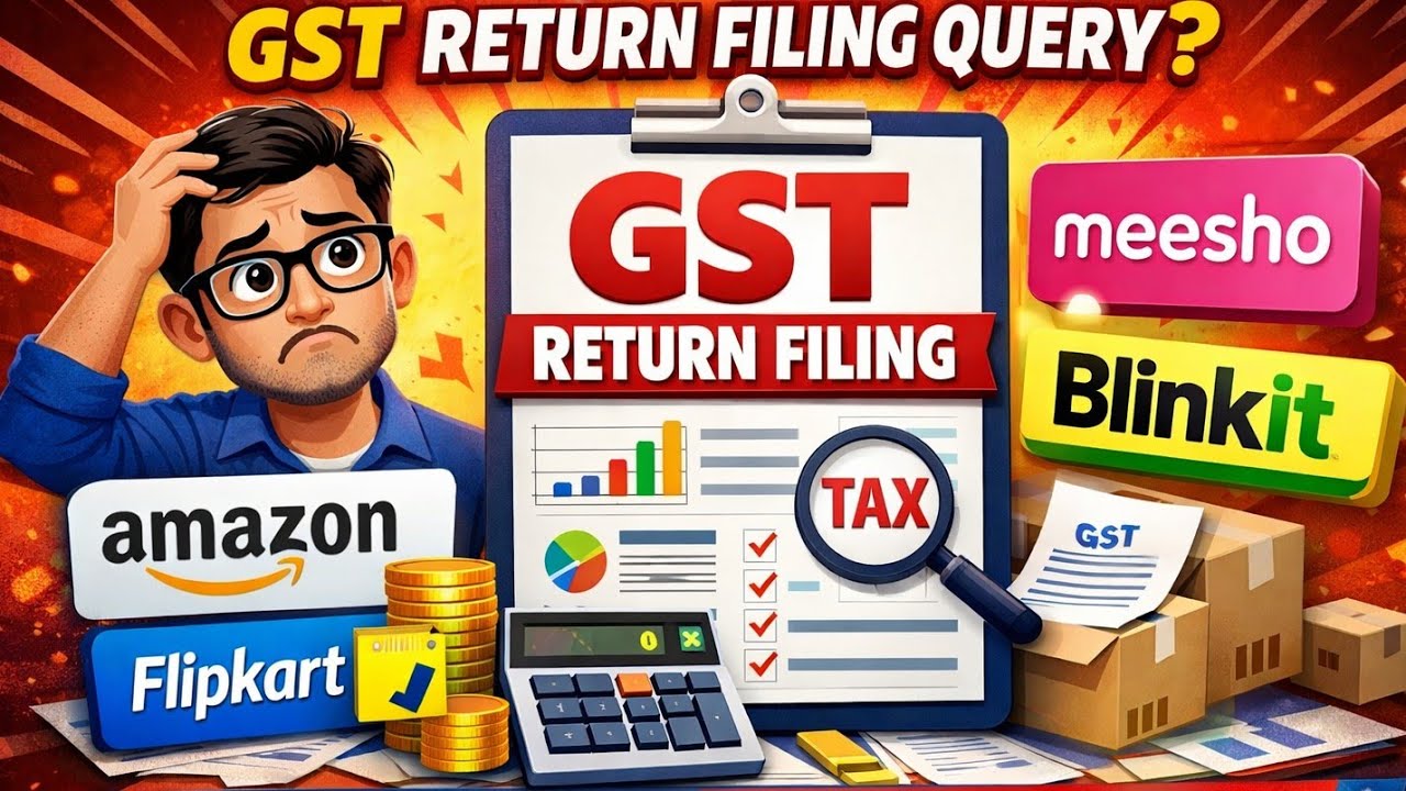 🔴 LIVE: GST Return Filing for Amazon, Flipkart, Meesho & Blinkit Sellers