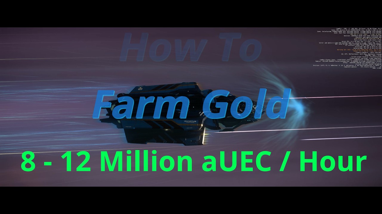 How To Passively Farm Gold. 8 - 12 Million aUEC / Hour | Star Citizen 4.9