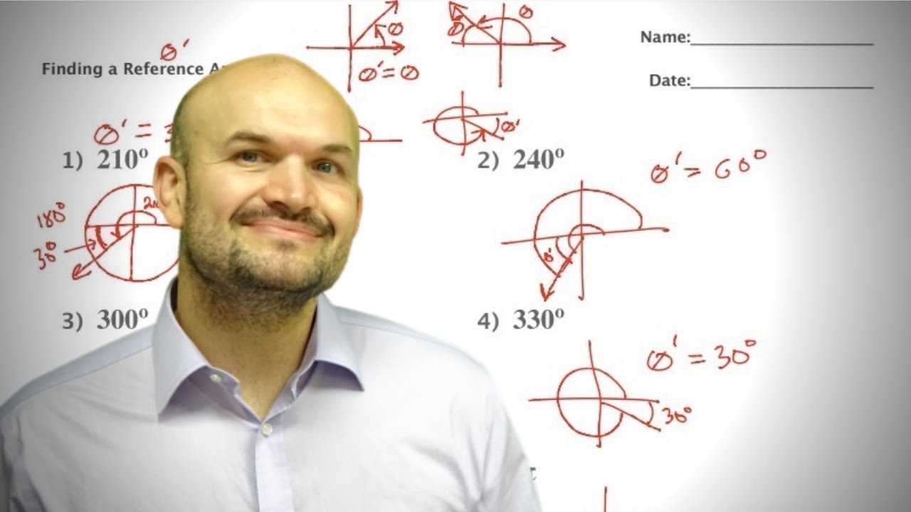 How to find the reference angle | 16 Examples