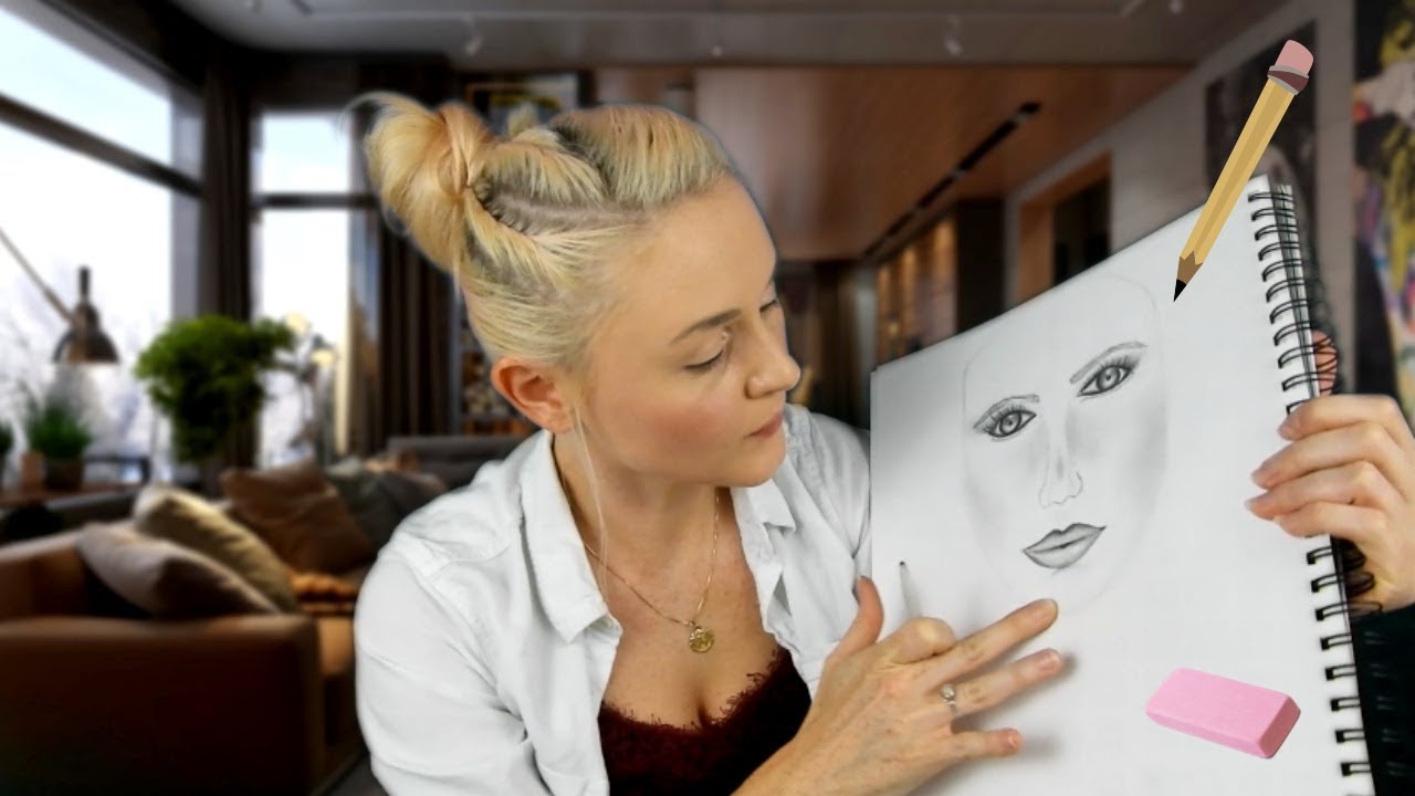 ASMR Sketching You Roleplay