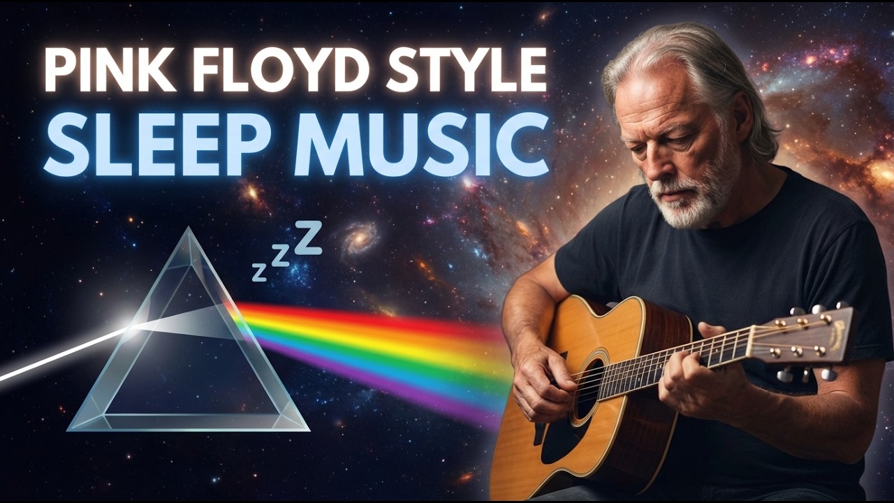 🎧 Pink Floyd Space Guitar Ambience | Relaxing Deep Sleep Music for Peaceful Rest 💤