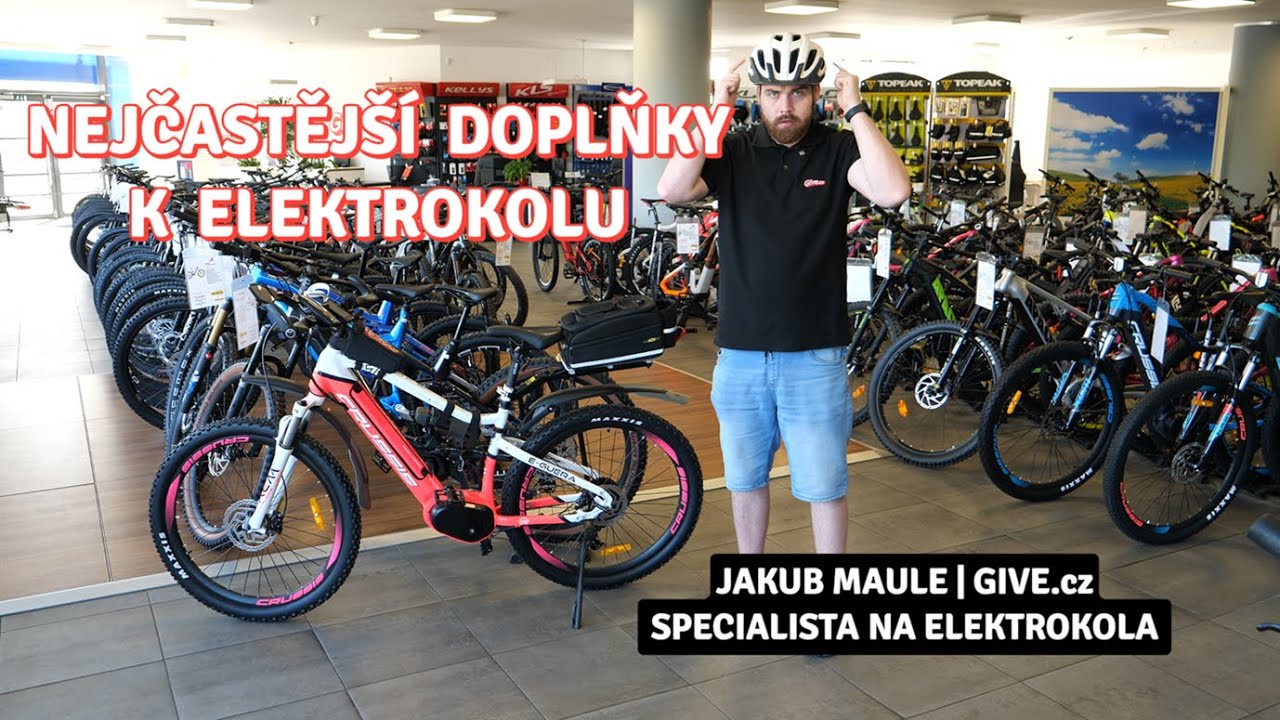 Nejčastěj&scaron;&iacute; doplňky k elektrokolu | GIVE.cz - největ&scaron;&iacute; prodejna elektrokol v Praze