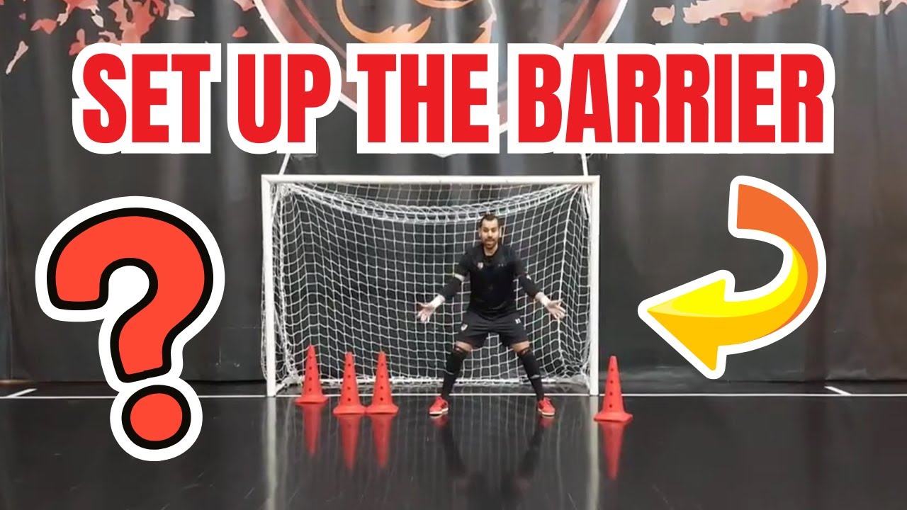 How do you make a wall in futsal? #goalkeeper #gk