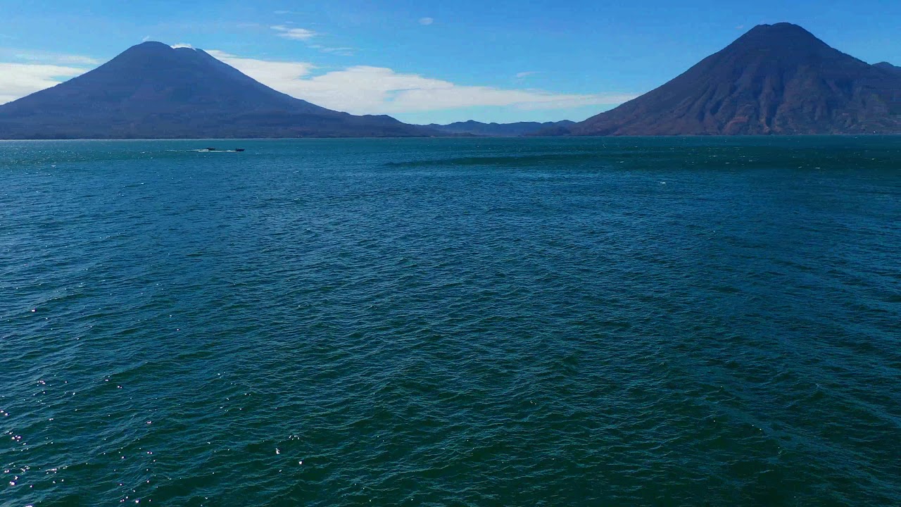 Lake Atitl&aacute;n, Guatemala - 4k Drone Video