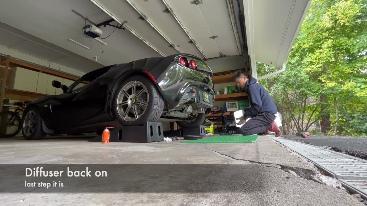 Lotus Elise Exhaust installation