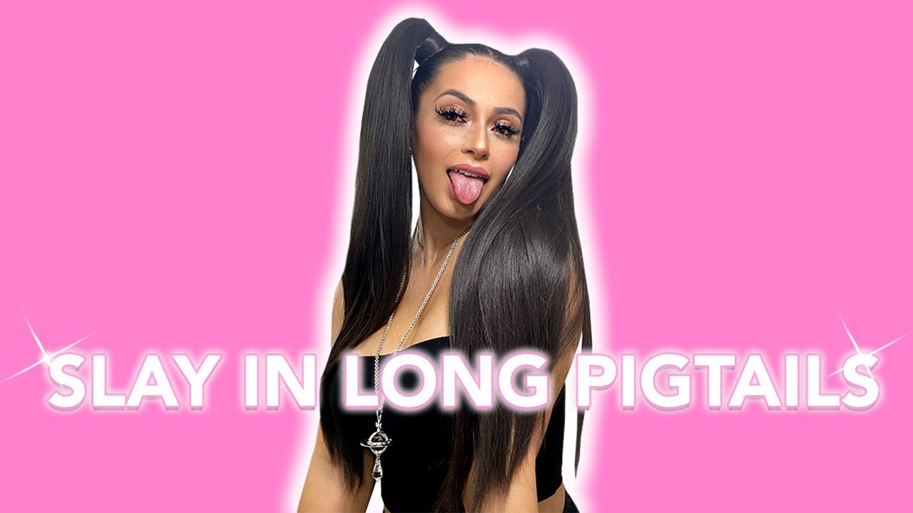 HOW TO SLAY IN LONG PIGTAILS | HAIR TUTORIAL