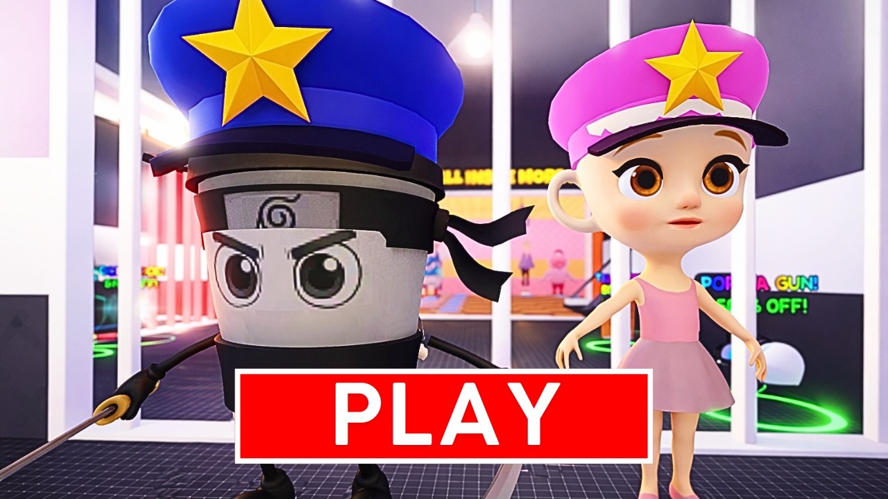 BALLERINA CAPPUCCINA'S FAMILY RUN ESCAPE! ROBLOX (OBBY)