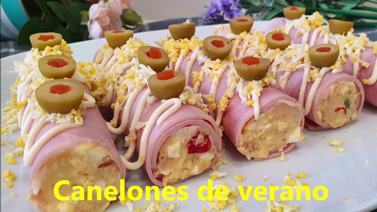 CANELONES FRÍOS DE VERANO