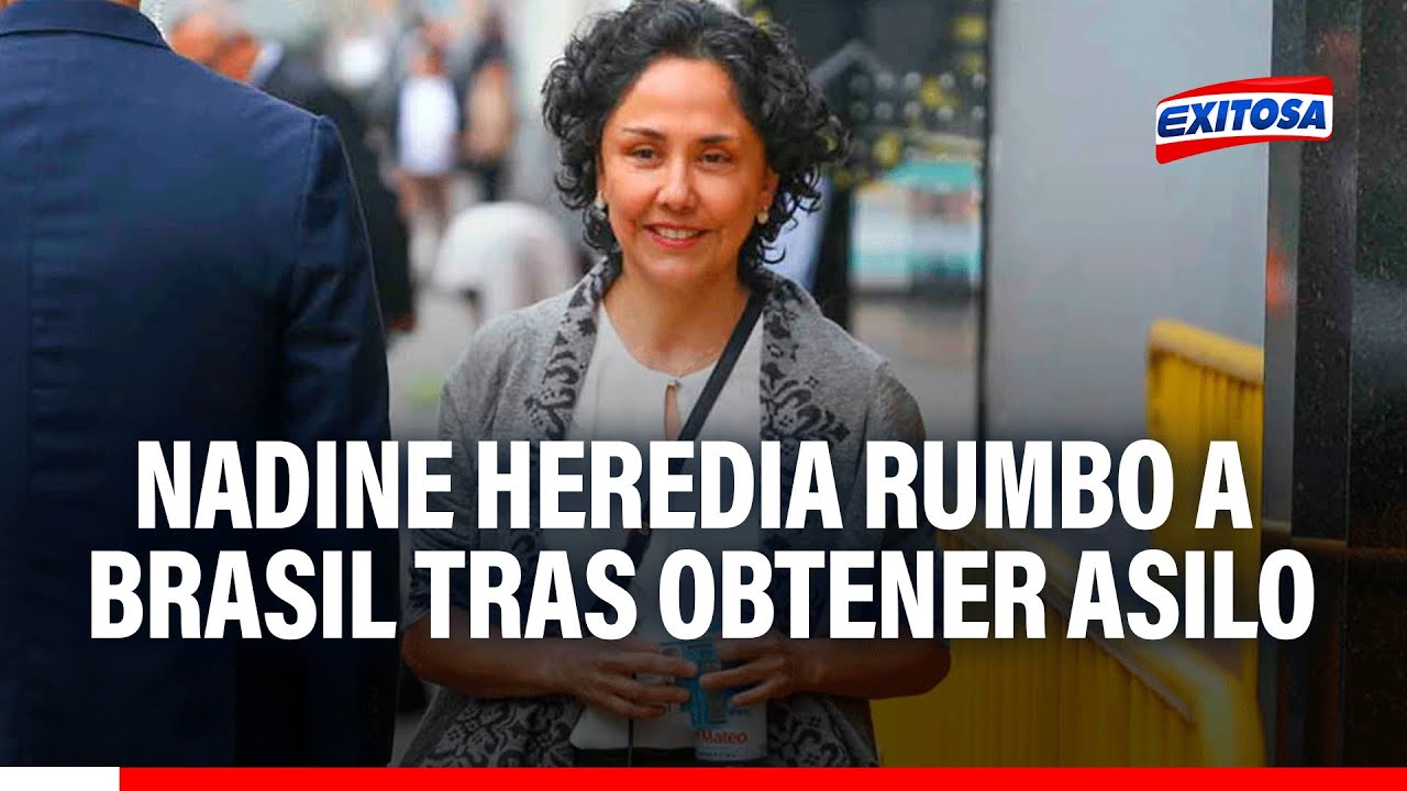 🔴🔵Nadine Heredia rumbo a Brasil: Exprimera dama fue trasladada al Grupo Aéreo N°8