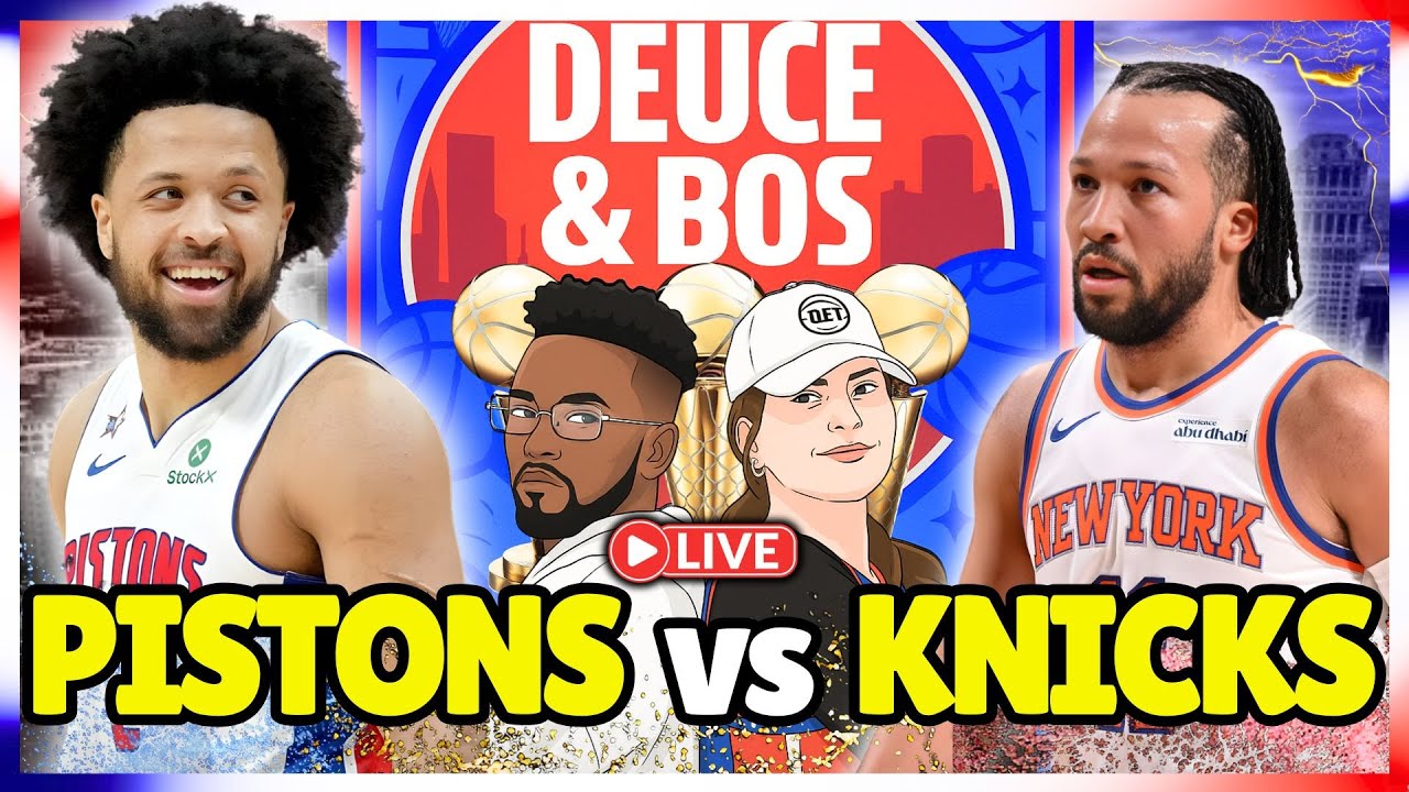 Pistons Try To Cool Off HOT Knicks! | LIVE REACTION!