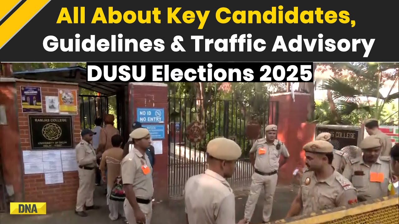 DUSU Elections 2025 Today: All About Key Candidates, Voting Guidelines, Traffic Advisory |Delhi News
