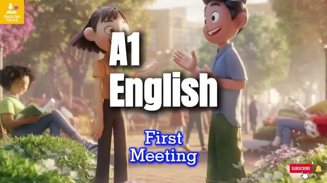 👋 English Listening A1 | First Meeting – Practice for Beginners