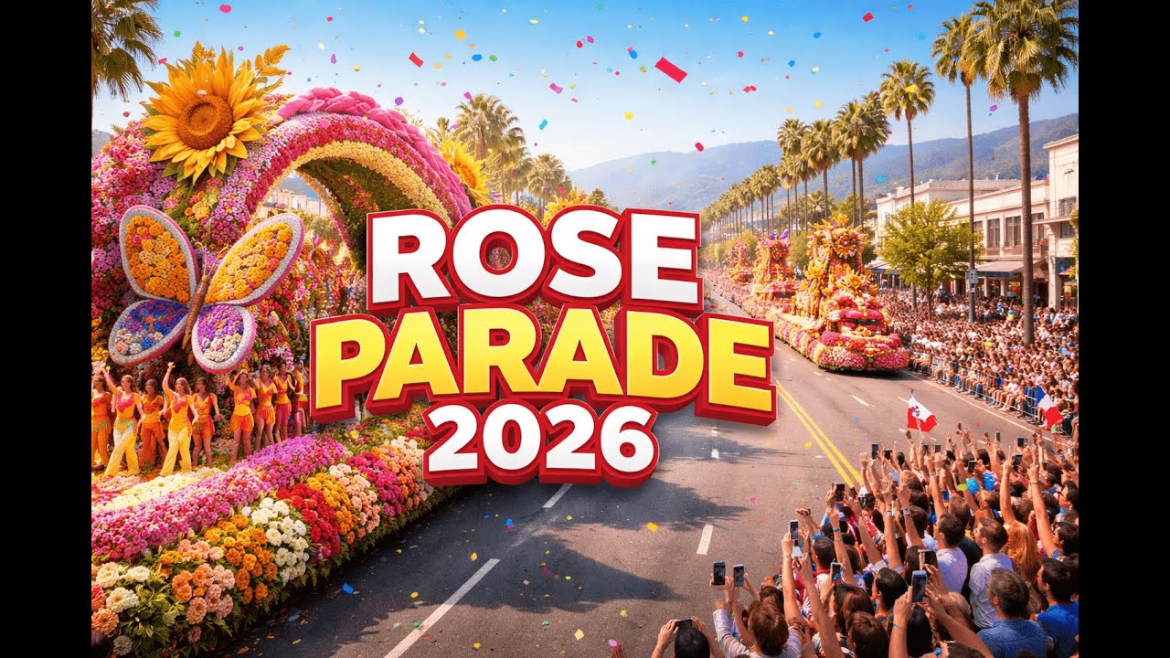 Rose Parade 2026 Pasadena Full Coverage  Giant Floral Floats in