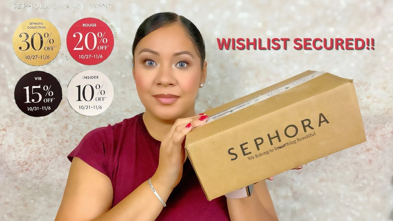Sephora Saving Event Sale Haul- Fall 2023